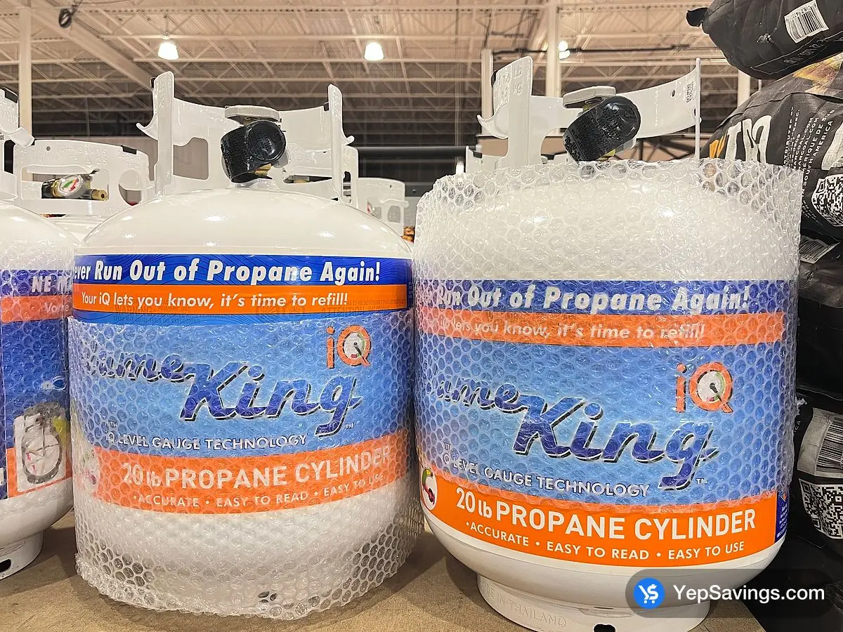 Costco FLAME KING PROPANE TANK 20LB WITH GAUGE - Canada (ITM 1587545)