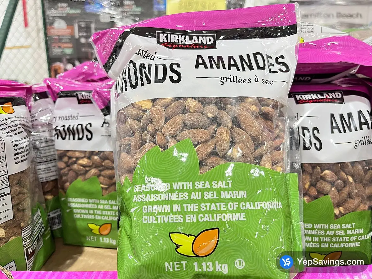 KIRKLAND SIGNATURE DRY ROASTED ALMONDS 1.13 kg - Costco Canada (ITM 246763) (image 3)