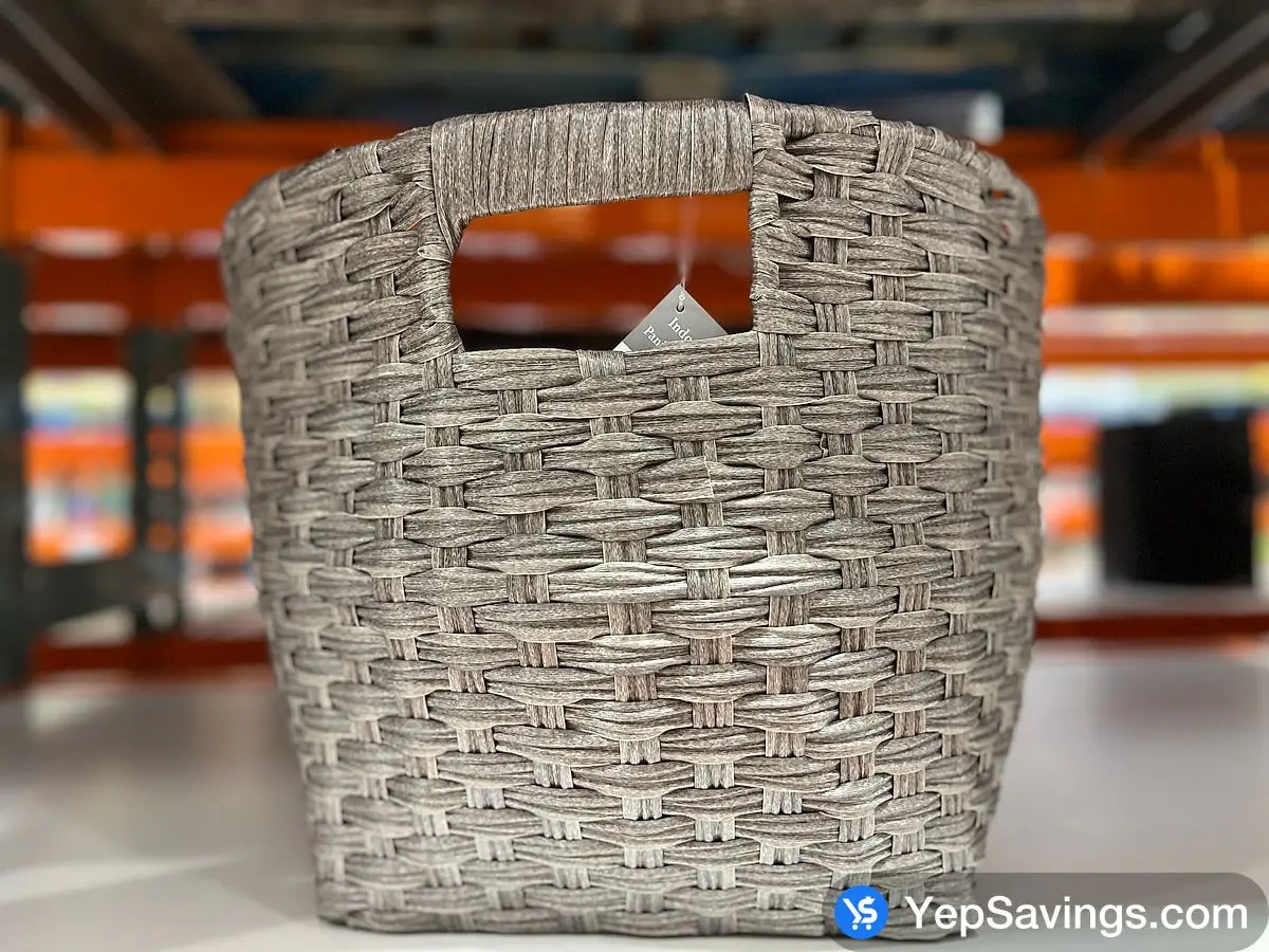 BAUM LARGE BASKET FAUX WICKER ITM 1485954 at Costco
