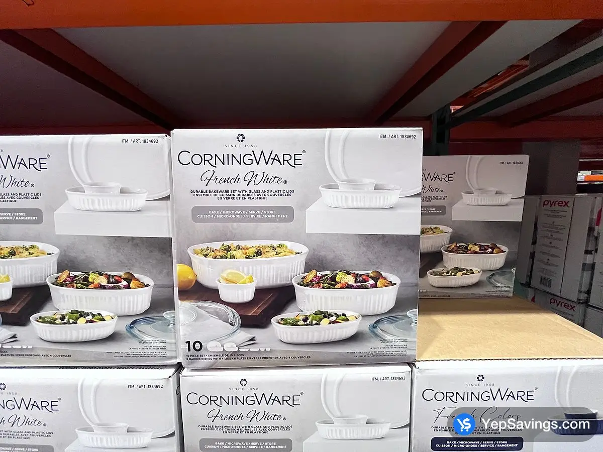 Costco CORNINGWARE FREEZER TO OVEN SET 10 PIECES - Canada (ITM 1834692)