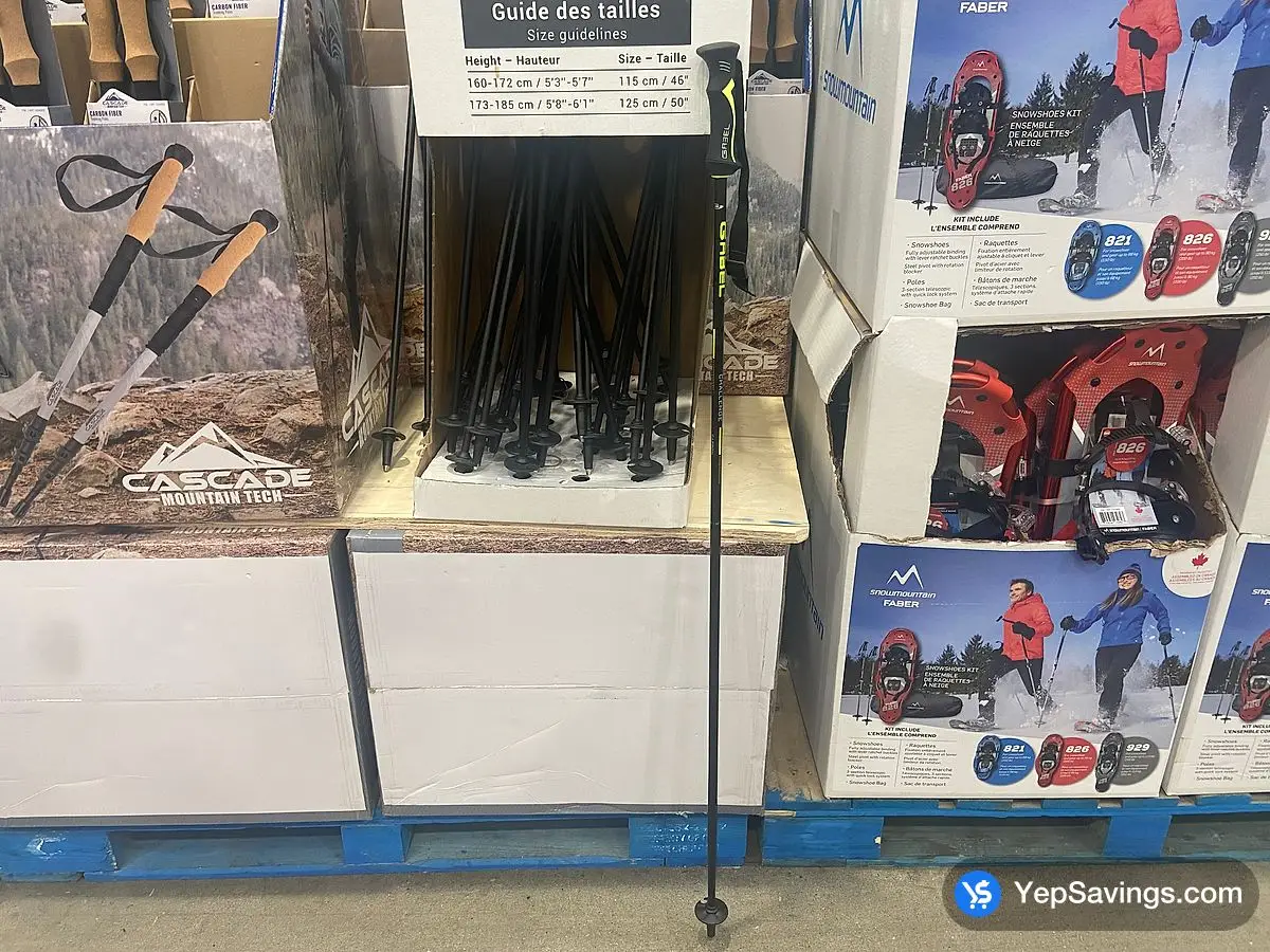 Costco GABEL ALPINE SKI POLES LENGTH : 115 OR 125 CM - Canada (ITM 1284308)
