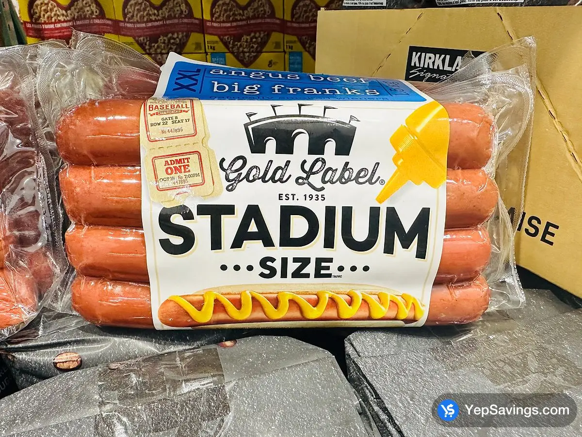 Costco GOLD LABEL BIG FRANKS ALL BEEF 3 x 500 g - Canada (ITM 1761715)