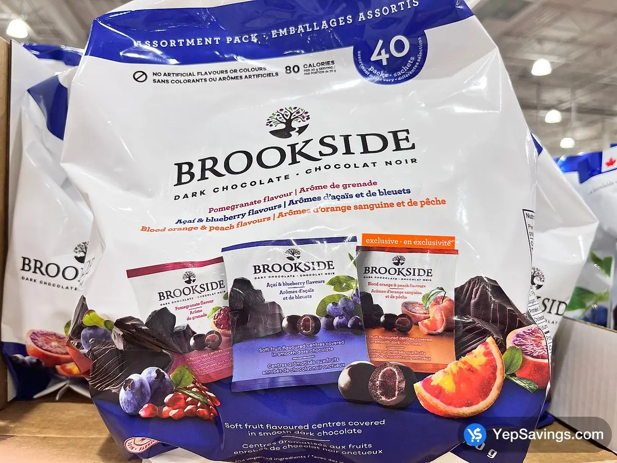 Costco BROOKSIDE SUPERFRUIT VARIETY 40 X 20 g - Canada (ITM 1270656)