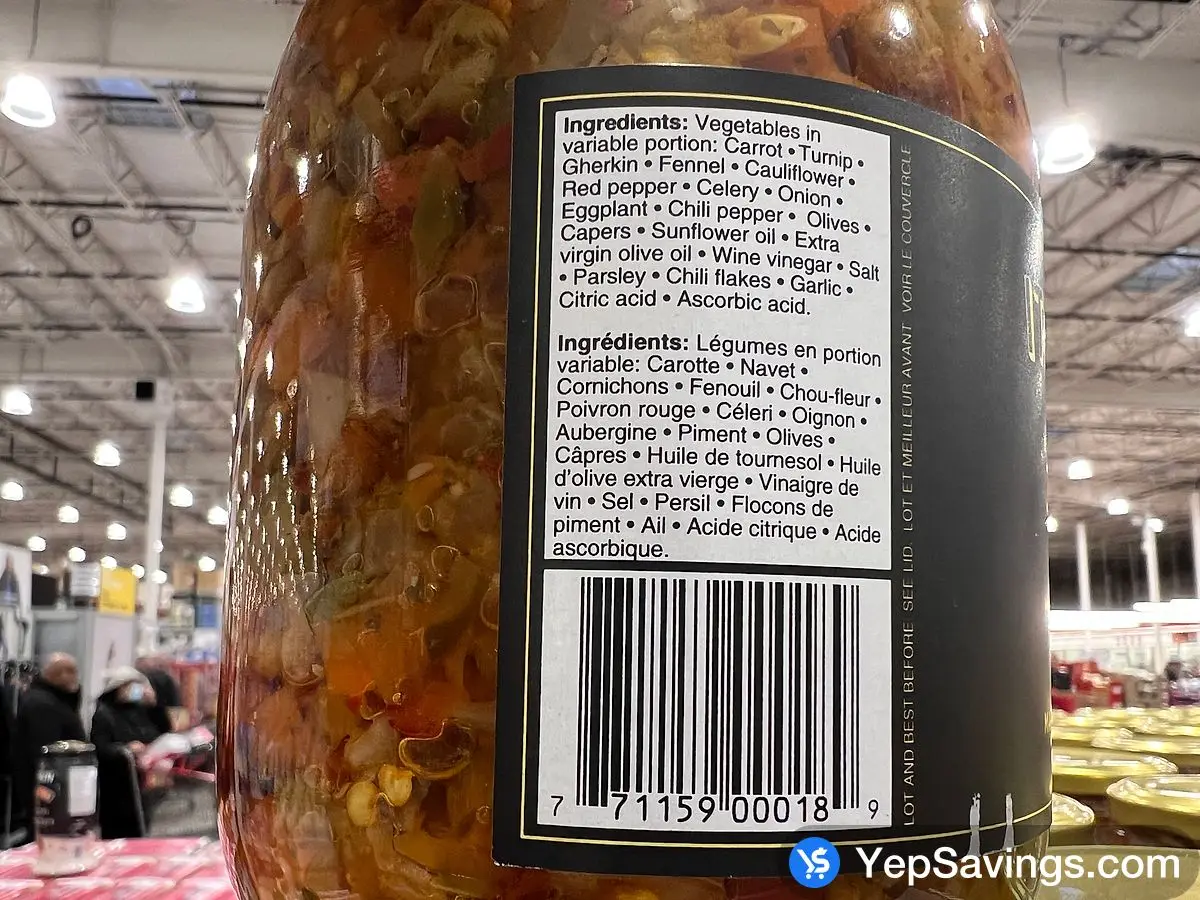 Costco ITALFOODS MUFFULETTA 1 L - Canada (ITM 1777935)