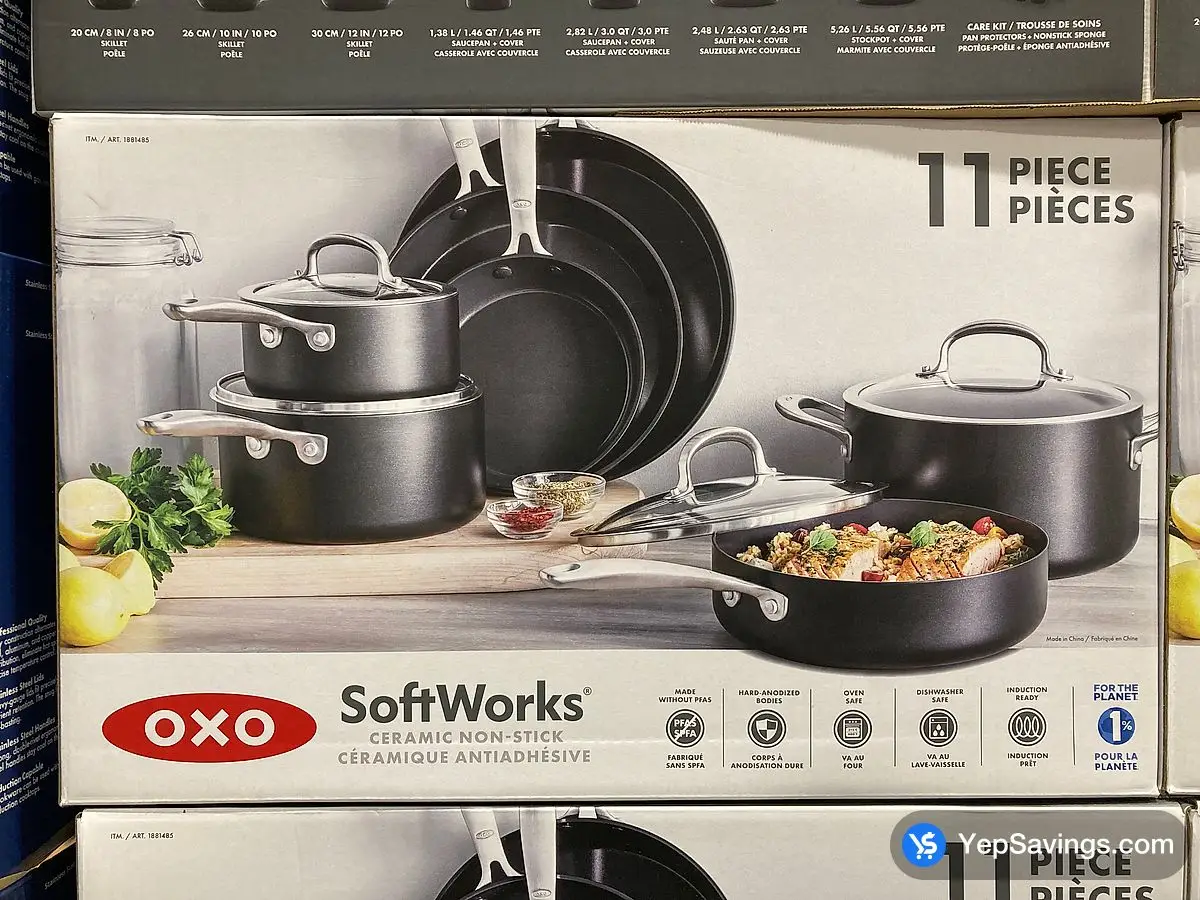 Costco OXO COOKWARE SET 11 PIECES - Canada (ITM 1881485)