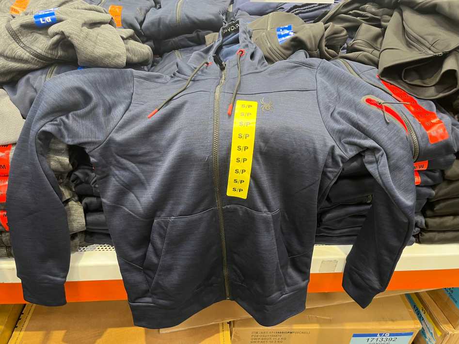 Costco SPYDER FULL ZIP HOODIE + MENS SIZES S - XXL - Canada (ITM 1713375)