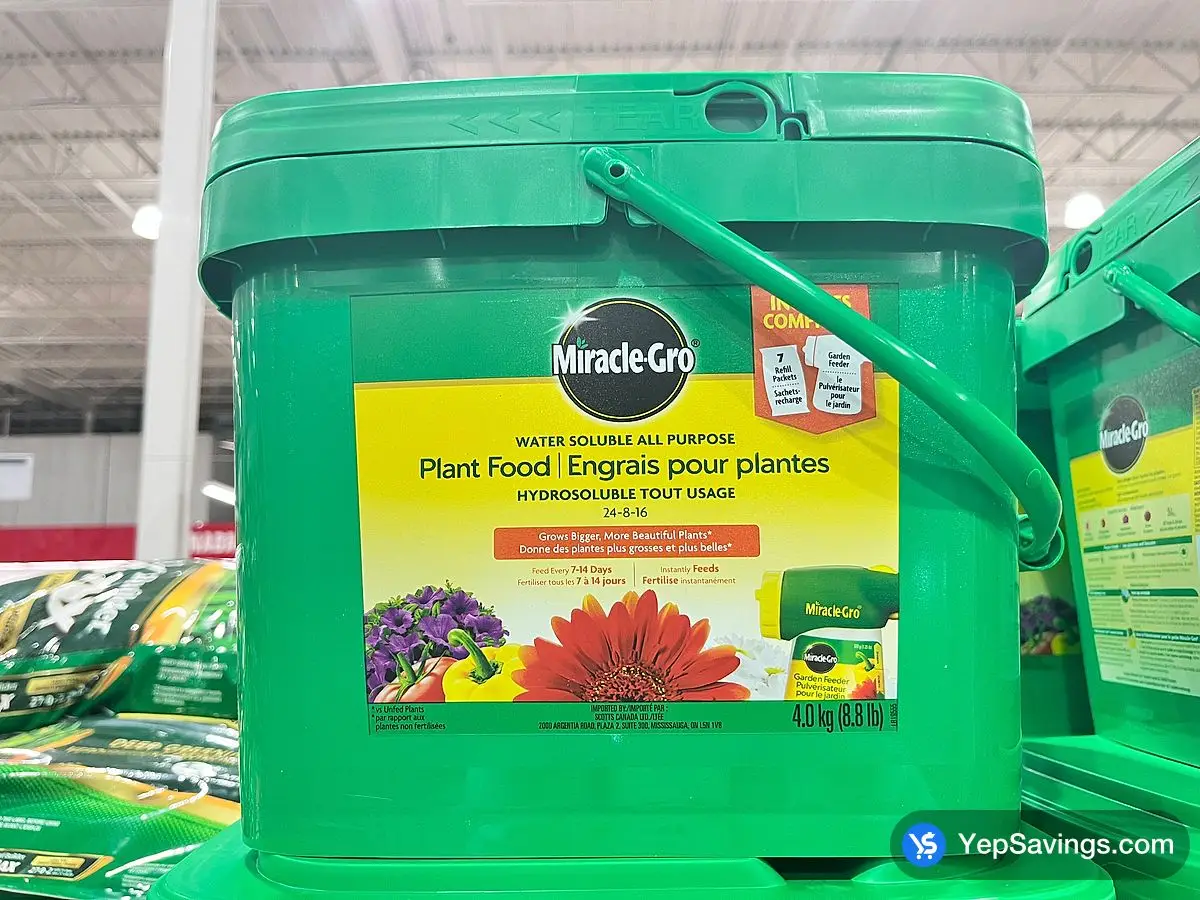 Costco MIRACLE - GRO ALL PURPOSE PLANT FOOD 4KG - Canada (ITM 1262590)