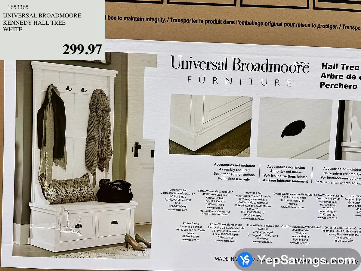 UNIVERSAL BROADMOORE KENNEDY HALL TREE WHITE at Costco 693 Wonderland Rd London