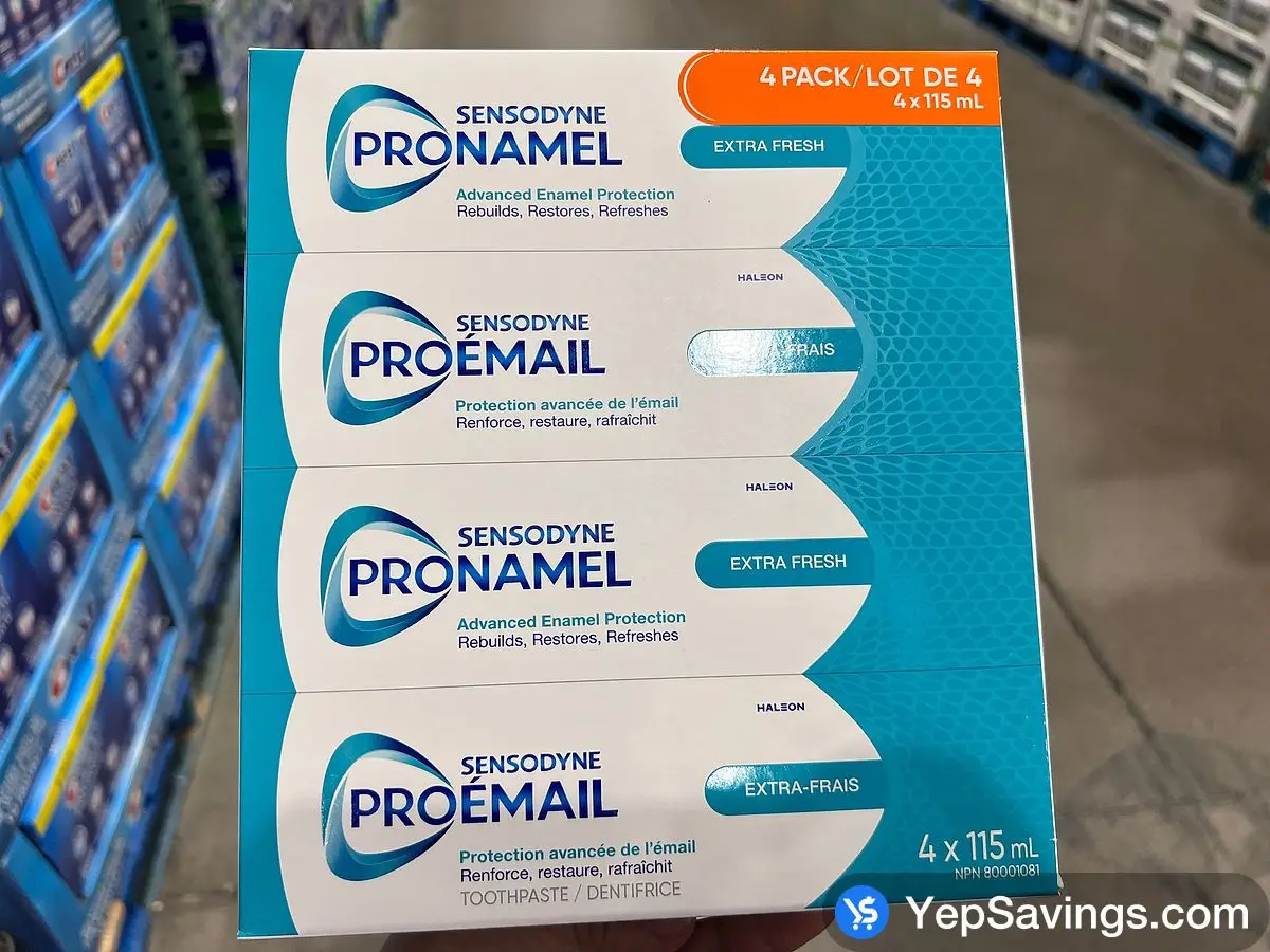 SENSODYNE PRONAMEL TOOTHPASTE 4 x 115 mL ITM 592654 at Costco