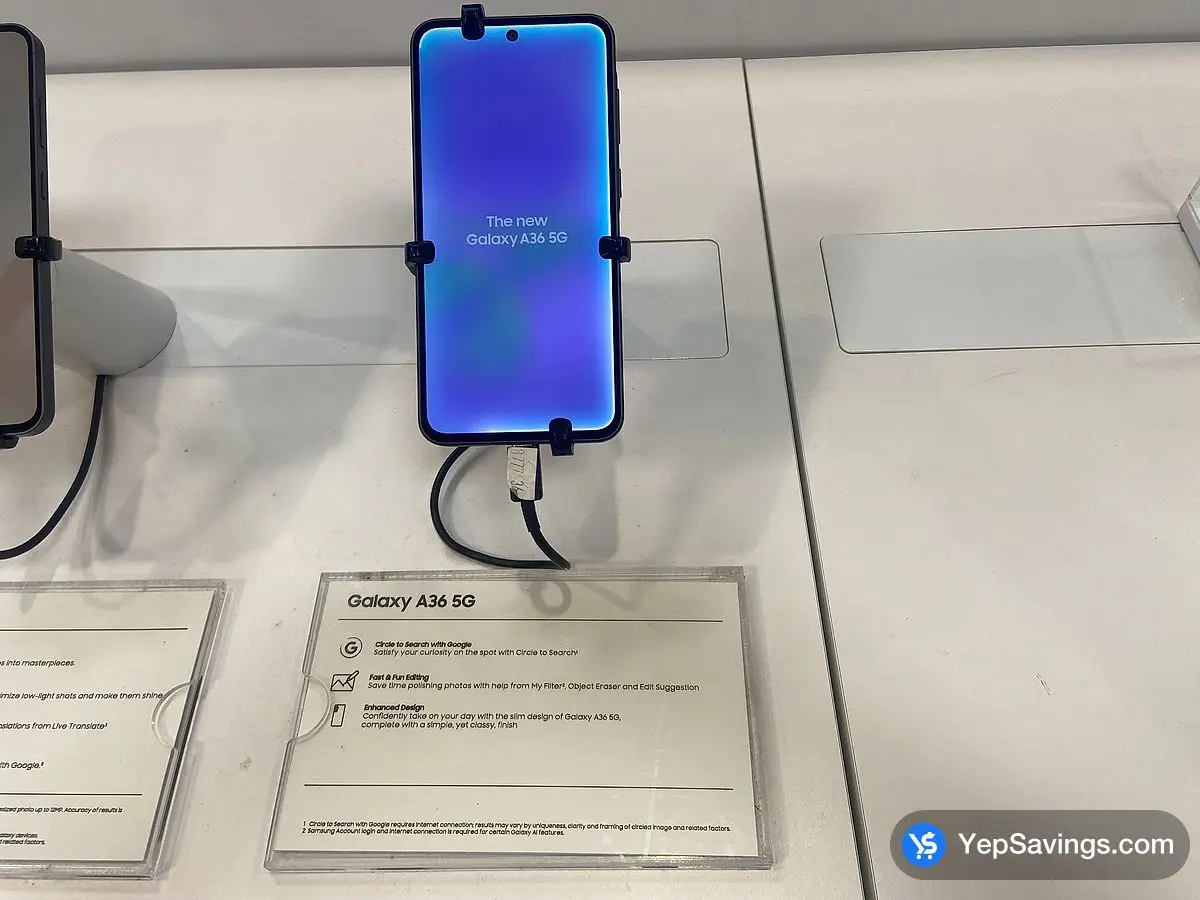 Costco SAMSUNG GALAXY A36 128GB BLACK - Canada (ITM 8777536)