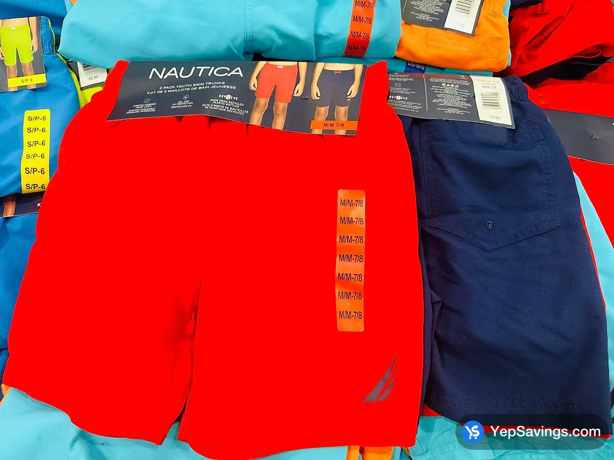 NAUTICA SWIM SHORTS 2PK BOYS SIZES 6-18 / 20 ITM 1746833 at Costco