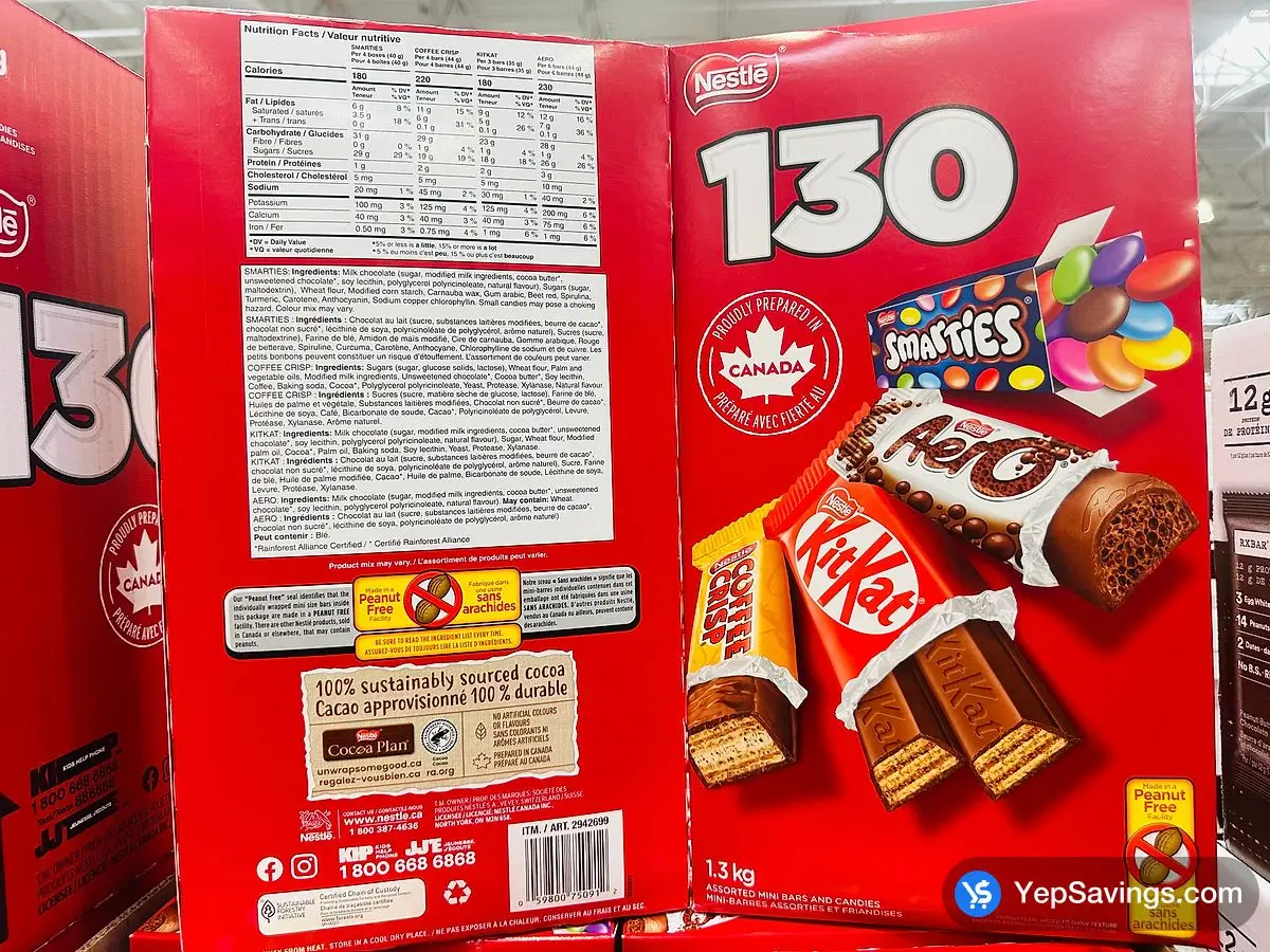 NESTLE MINI BARS 130 ct ITM 2942699 at Costco