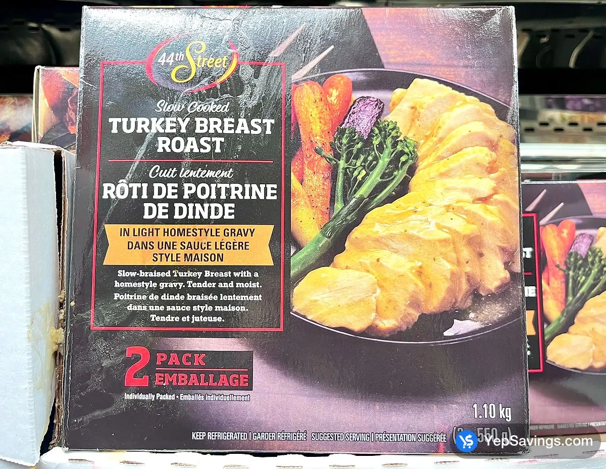 Costco 44TH STREET TURKEY ROAST 2 x 550 g - Canada (ITM 1856067)