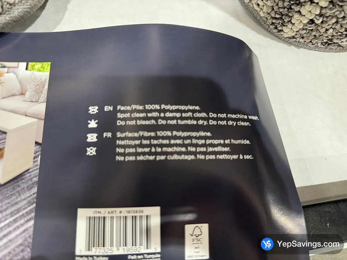 Costco TILLEY AREA RUG 5'2 " X 7 ' - Canada (ITM 1813836)