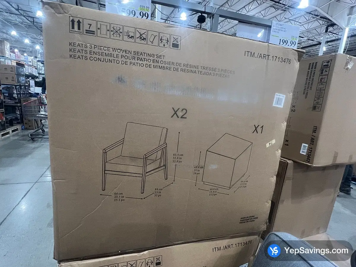 AGIO 3PC SEATING SET 1 BOX ITM 1713476 at Costco