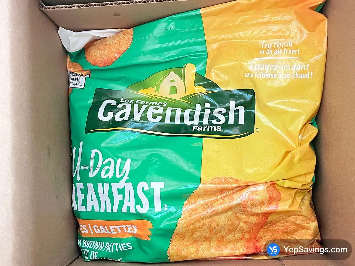 Costco CAVENDISH HASH BROWN PATTIES 2.5 kg - Canada (ITM 558916)