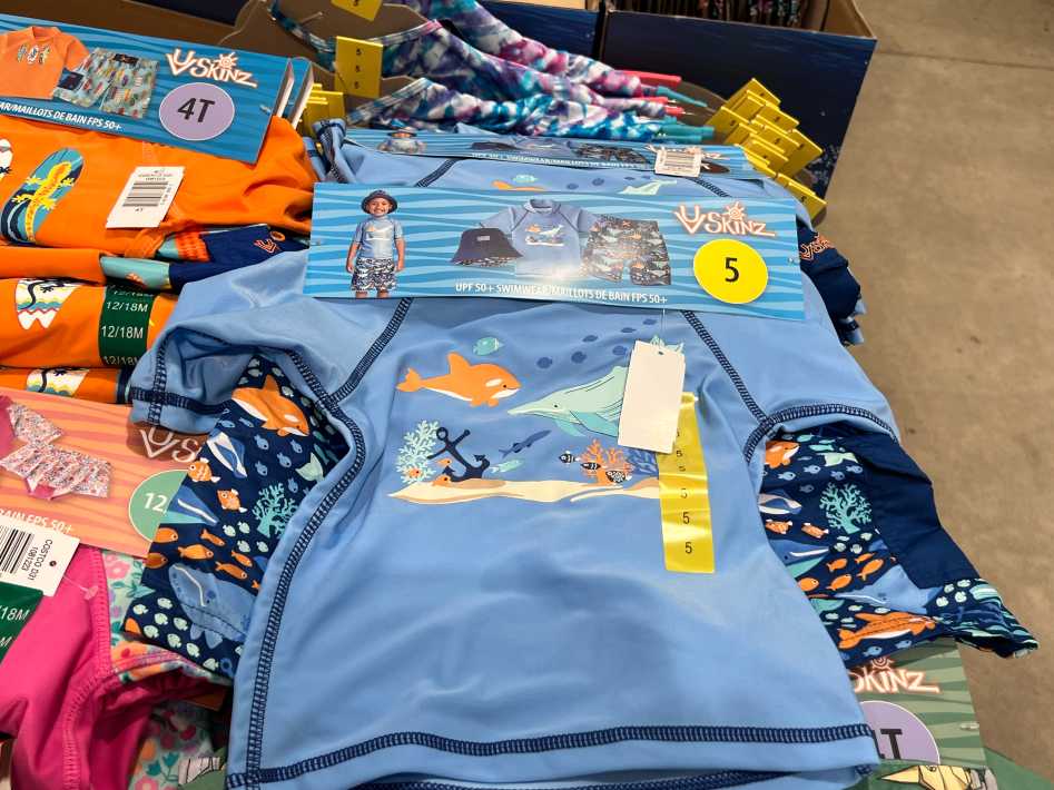 UV SKINZ 3PC SWIM SET KIDS SIZES 12M,4T ITM 1081223 at Costco