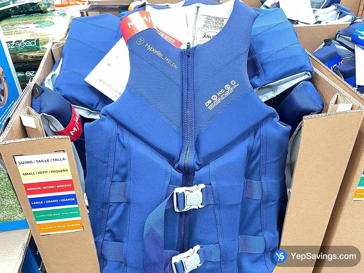 Costco HYPERLITE MENS PFD VEST SIZES M - XXL - Canada (ITM 1819494)