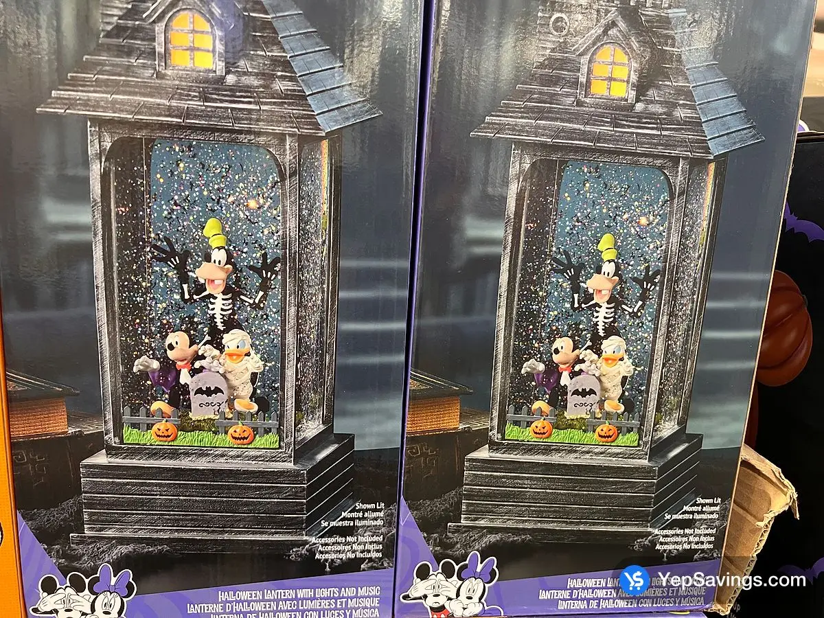 Costco DISNEY/PEANUTS HALLOWEEN LANTERN WITH LIGHTS AND MUSIC - Canada (ITM 1784882)