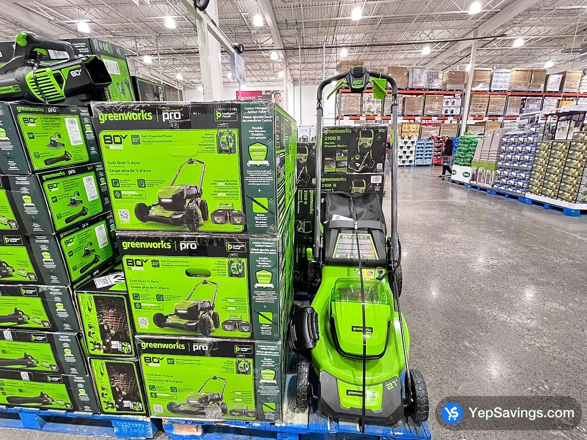 Costco GREENWORKS 21 " LAWN MOWER SELF PROPELLED - Canada (ITM 1660508)