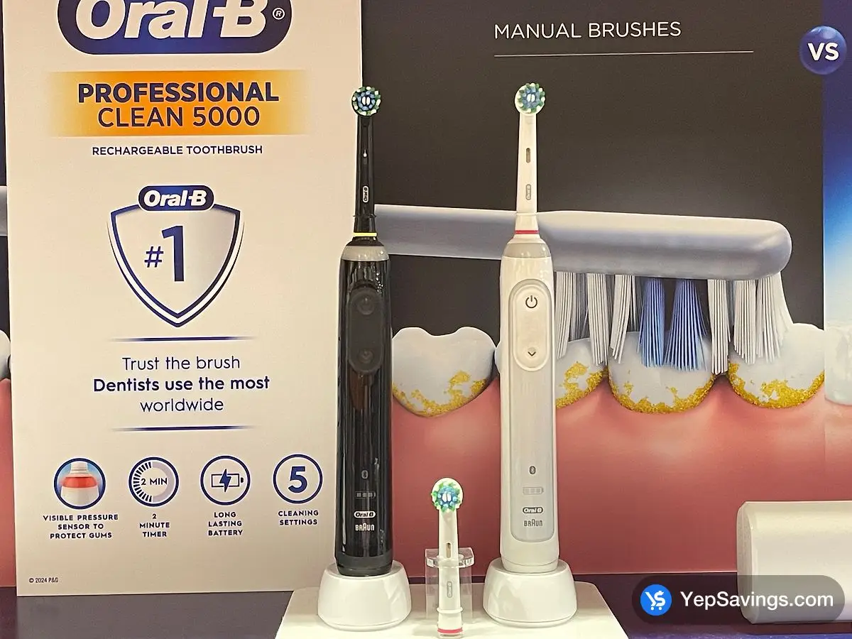 ORAL-B PRO CLEAN 5000 DUAL HANDLES ITM 1677483 at Costco