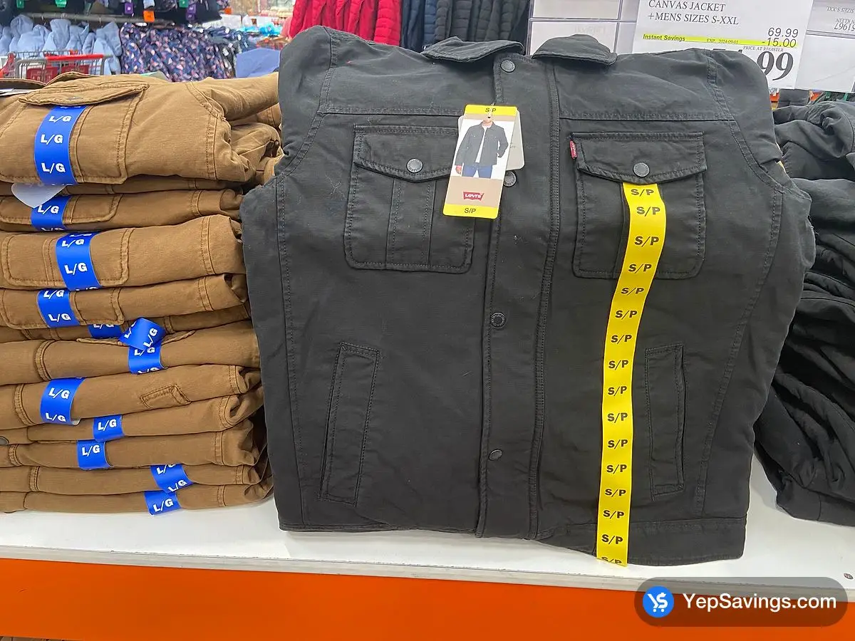 LEVIS CANVAS JACKET MENS SIZES S XXL at Costco 0 1