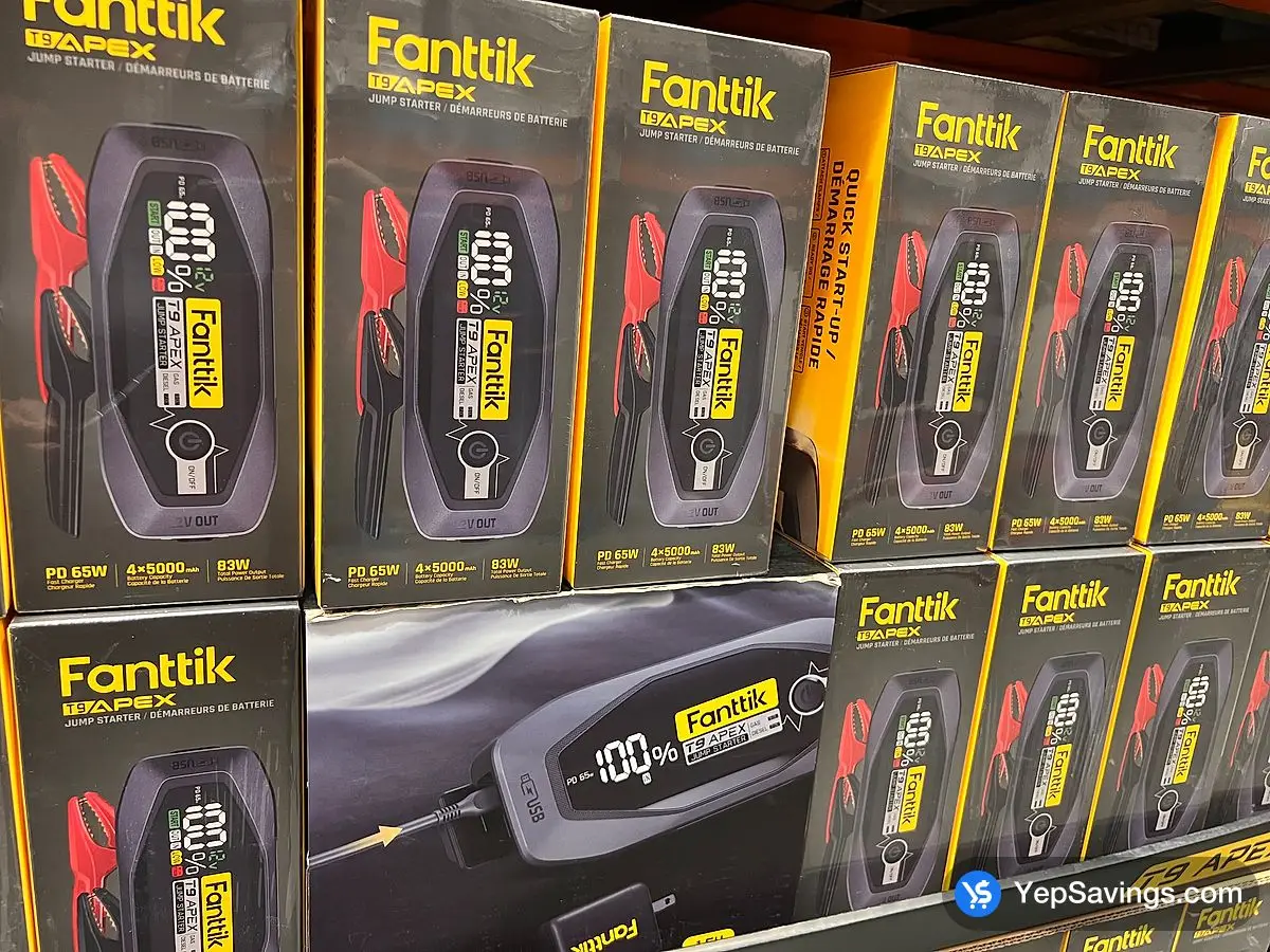 Costco FANTTIK T9 APEX JUMP STARTER 3000 AMPS - Canada (ITM 1847328)
