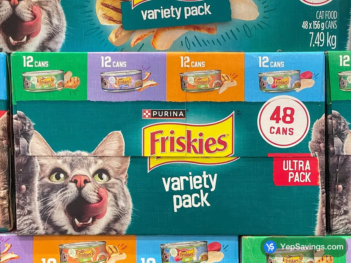 Costco FRISKIES VARIETY PACK 48 x 156 g - Canada (ITM 1377088)