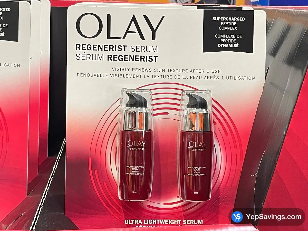 Costco OLAY REGENERIST SERUM 2 x 50 mL - Canada (ITM 1750696)