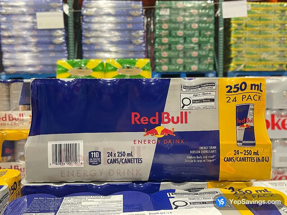 RED BULL ENERGY DRINK 24X250 mL ITM 831969 at Costco