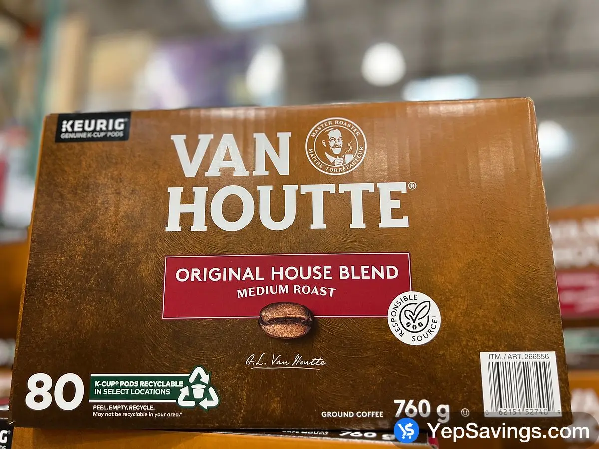 VAN HOUTTE HOUSE BLEND K-CUPS 80 COUNT ITM 266556 at Costco