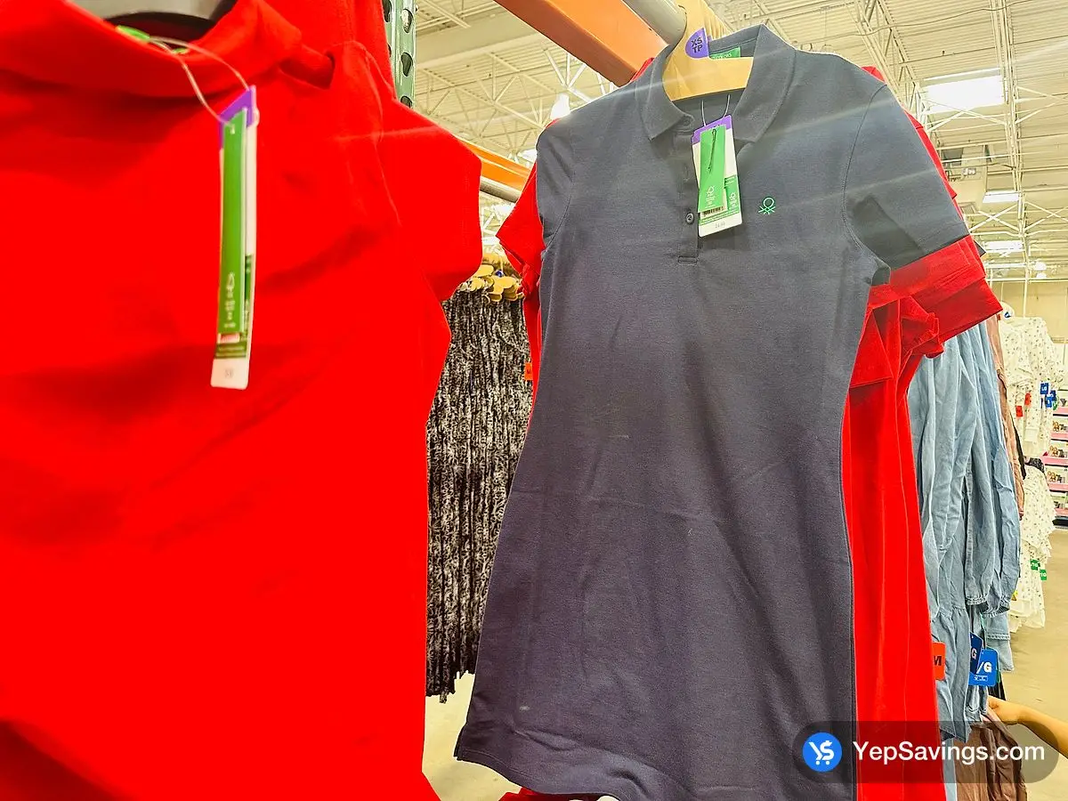 Costco BENETTON POLO DRESS + WOMENS SIZES XS - XL - Canada (ITM 1873460)