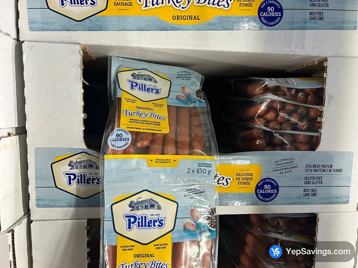 Costco PILLER'S TURKEY BITES 2 x 450 g - Canada (ITM 1836238)
