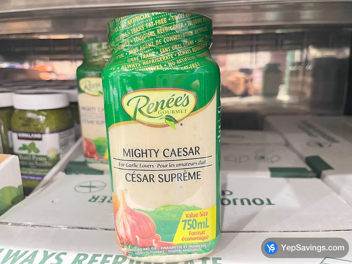 Costco RENEE'S MIGHTY CAESAR DRESSING 750 mL - Canada (ITM 159446)