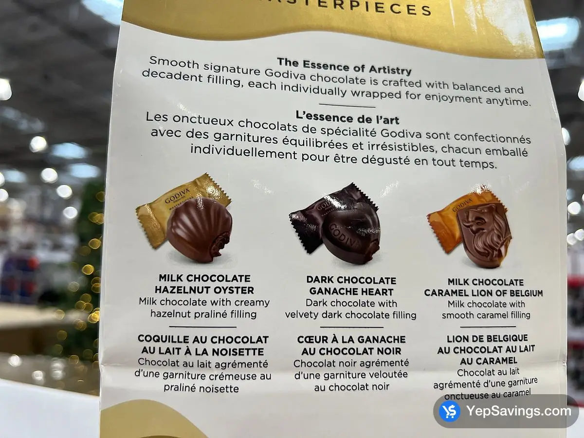 GODIVA MASTERPIECES ASSORTED 415g ITM 1548614 at Costco