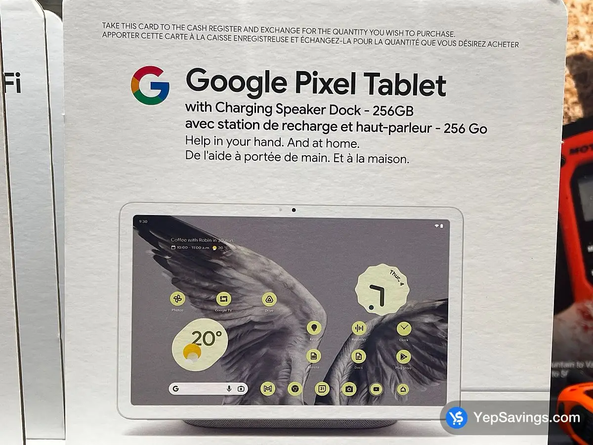 Costco GOOGLE PIXEL TABLET WITH CHARGING SPEAKER DOCK - Canada (ITM 1915571)
