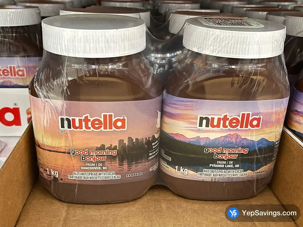Costco FERRERO NUTELLA 2 x 1 kg - Canada (ITM 1150701)