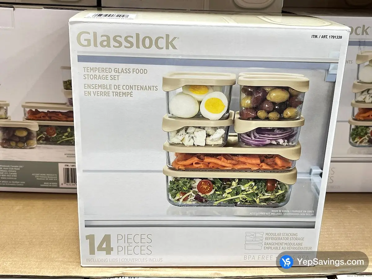 Costco GLASSLOCK GLASS STORAGE 14 PIECES - Canada (ITM 1791339)
