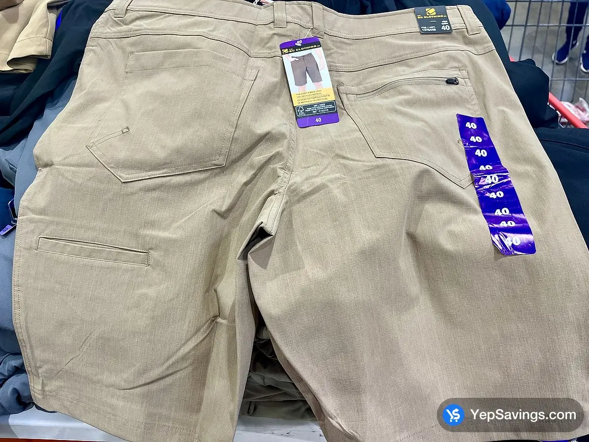 BC CLOTHING TECH SHORT + MENS SIZES 30-40 ITM 1376446 at Costco