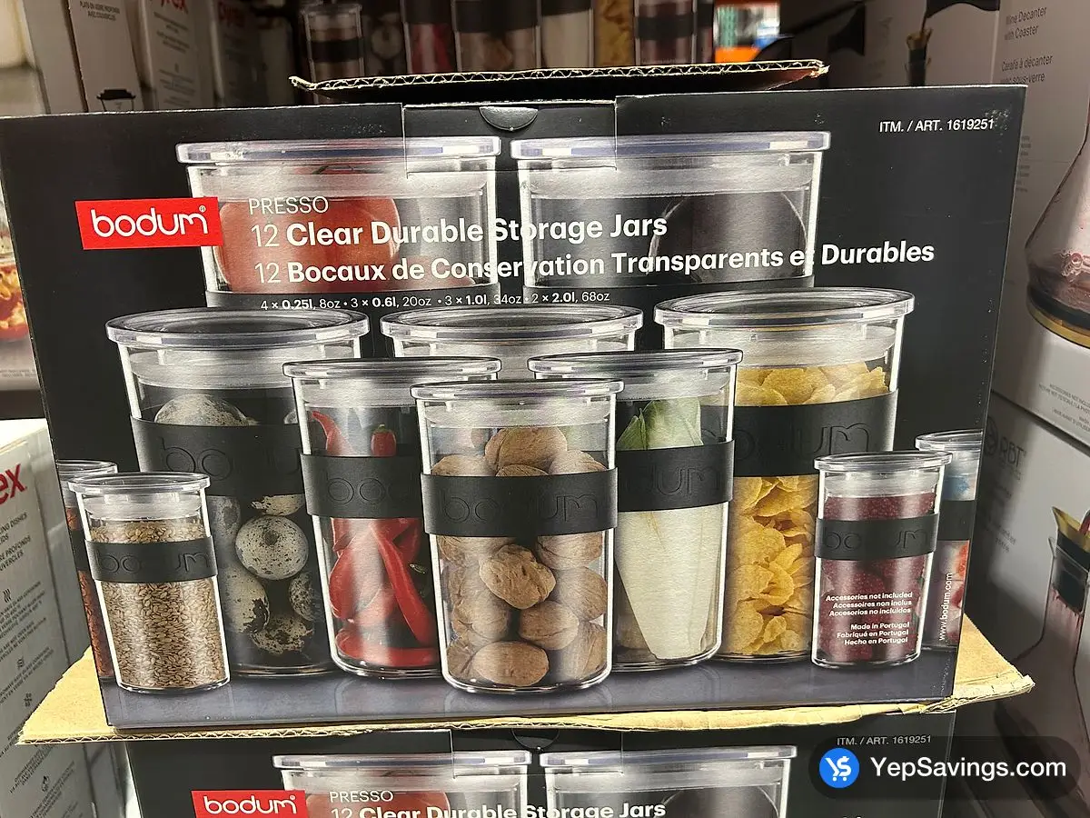 Costco BODUM FOOD CANISTERS 12 PIECES - Canada (ITM 1619251)