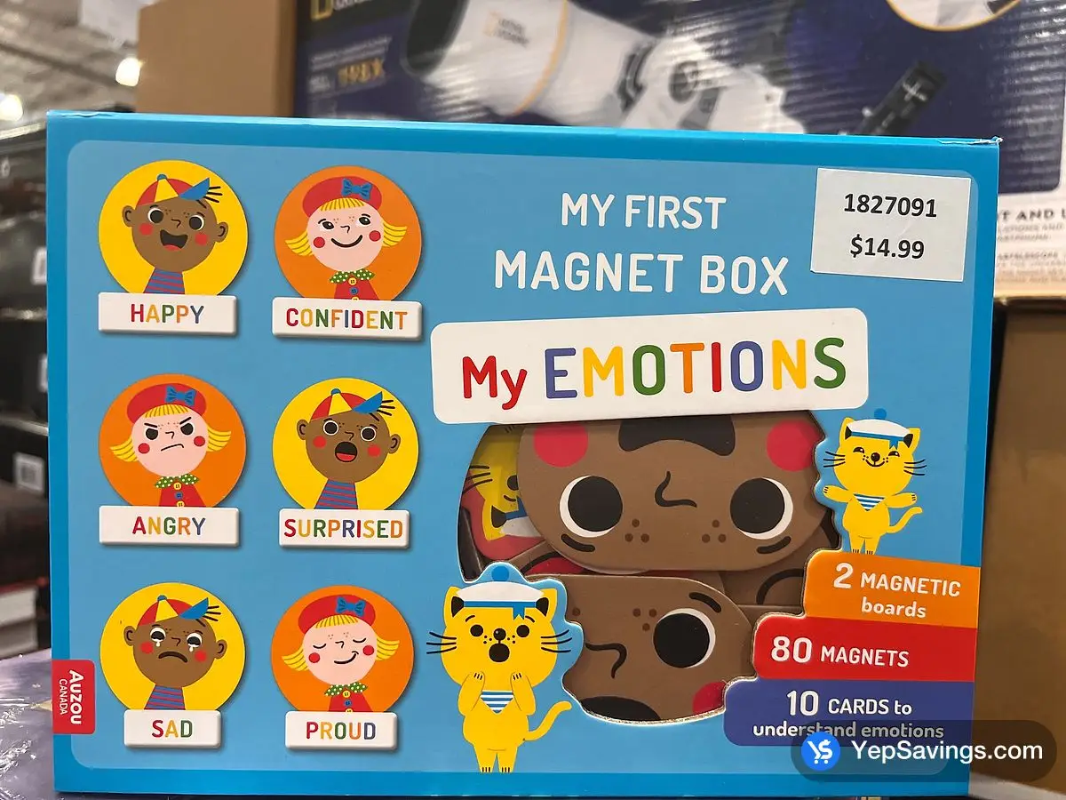 Costco MY FIRST MAGNET BOX The HUMAN BODY/ MY EMOTIONS - Canada (ITM 1827091)