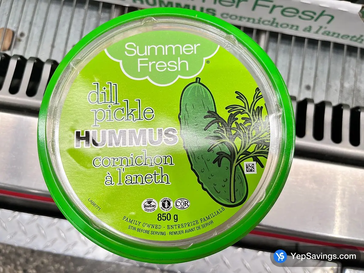 Costco SUMMER FRESH DILL PICKLE HUMMUS 850 g - Canada (ITM 1729780)