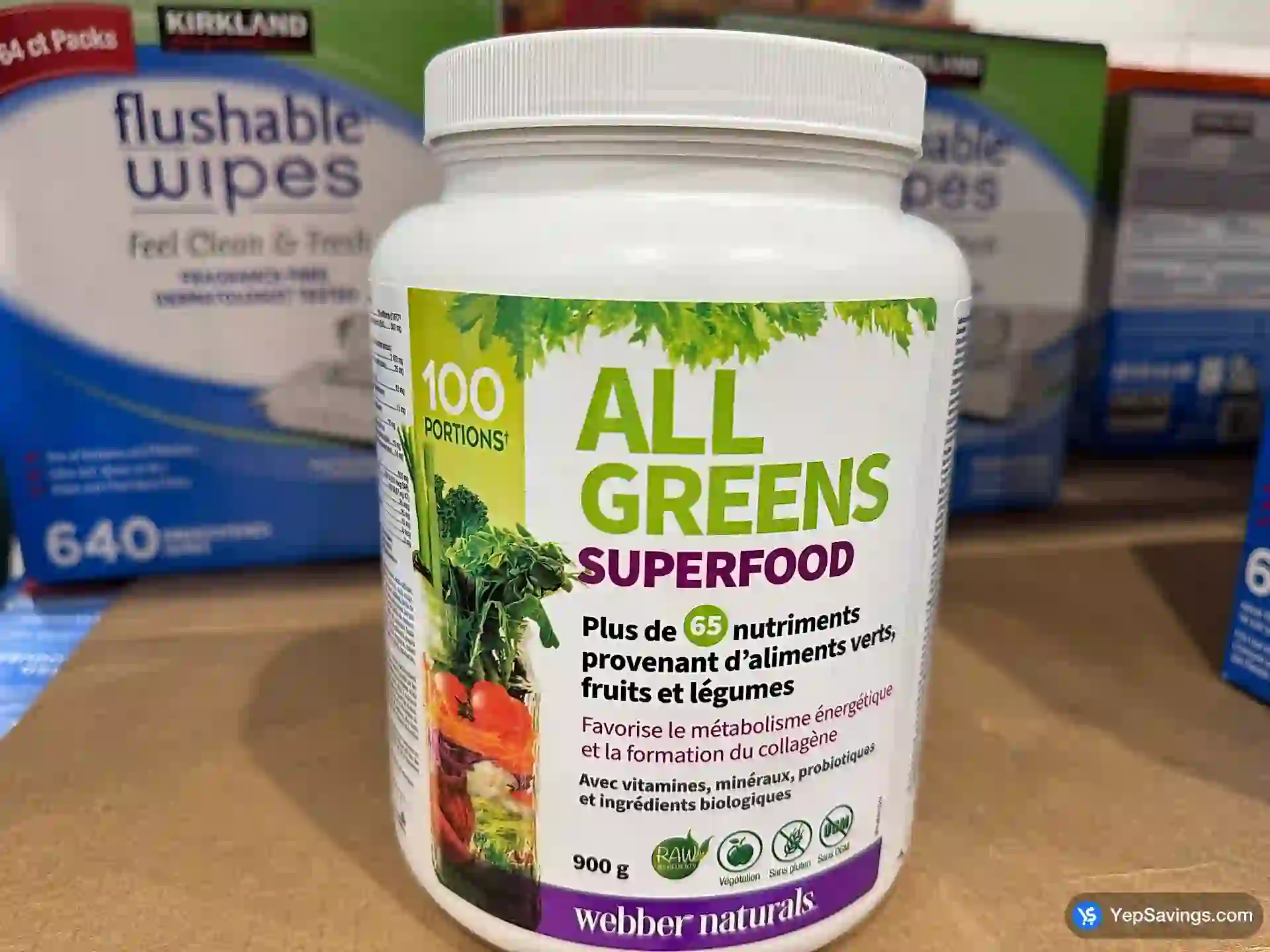 Costco ALL GREENS SUPERFOOD VEGETERIAN 900G GLUTEN FREE - Canada (ITM 5762431)