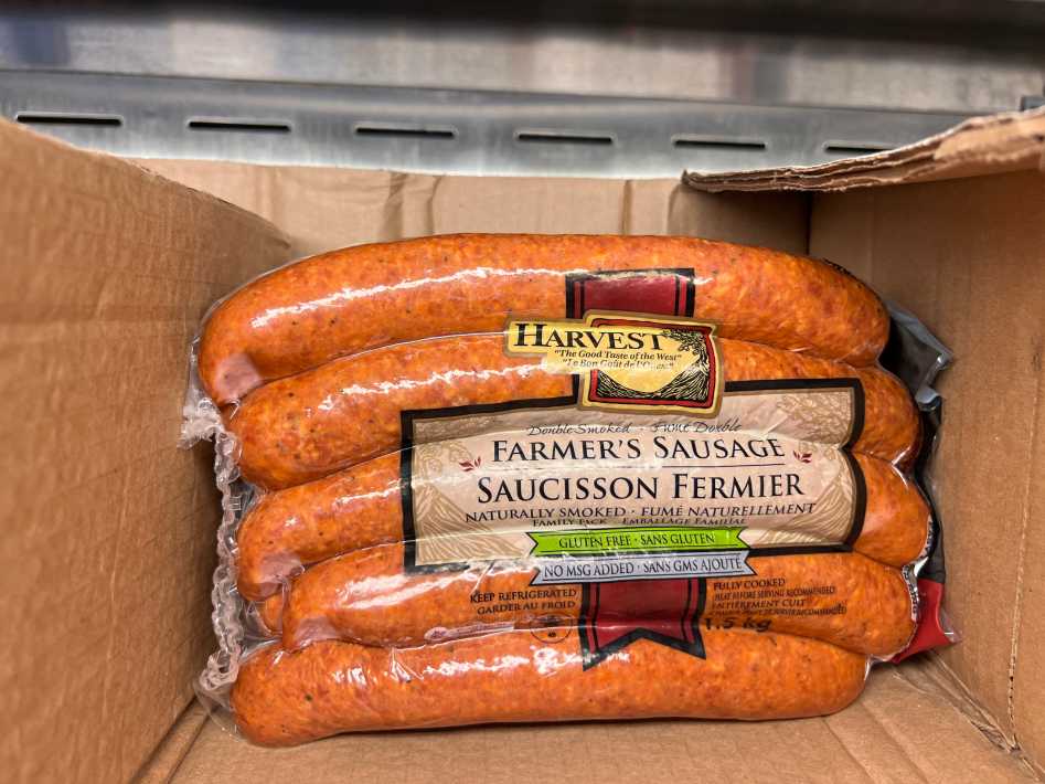 HARVEST MEATS SMOKED FARMERS SAUSAGE 1.5 kg ITM 183409 at Costco