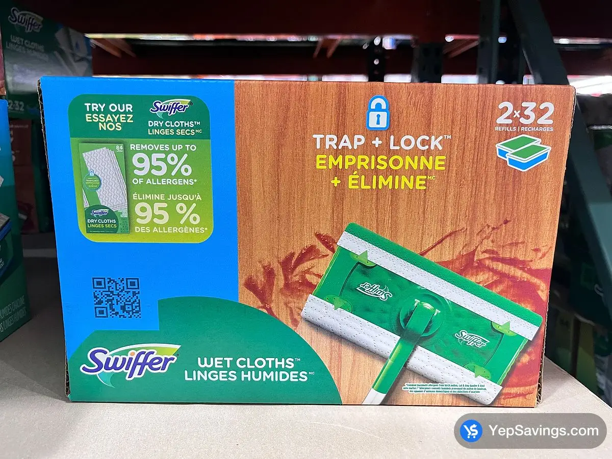 Costco SWIFFER SWEEPER WET REFILLS PACK OF 64 - Canada (ITM 3380446)