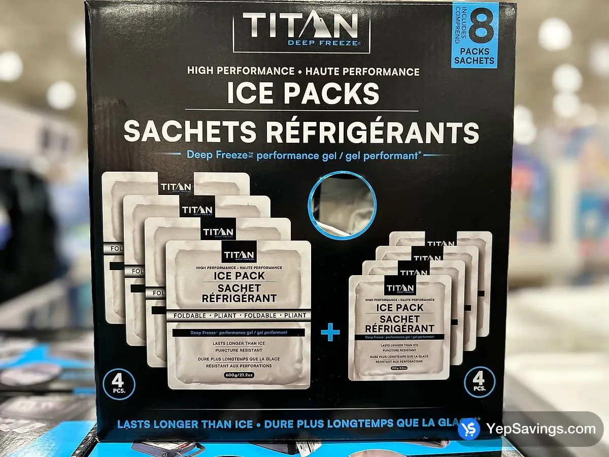 Costco TITAN ICEPACK COMBO 8 PACK - Canada (ITM 1740664)