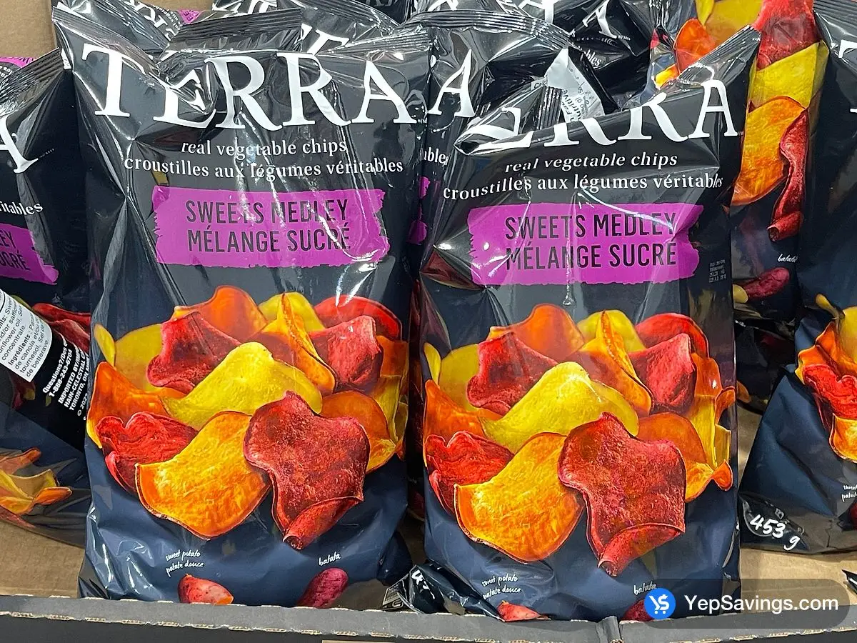 TERRA SWEETS MEDLEY EXOTIC VEGETABLE CHIPS 453g ITM 1127643 at Costco
