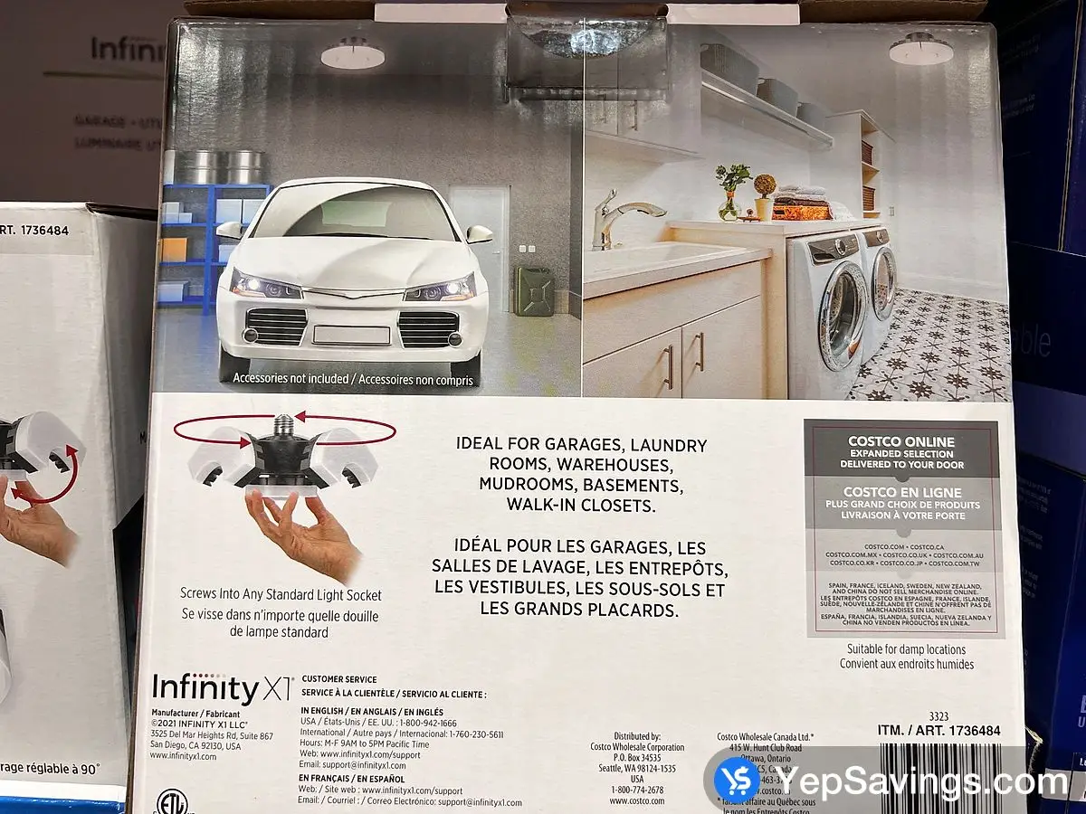 INFINITY X1 UTILITY LED LIGHT  ITM 1736484 at Costco