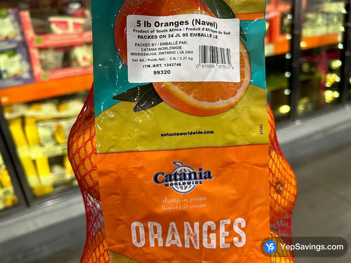 ORANGES PRODUCT OF SOUTH AFRICA ITM 1342746 at Costco