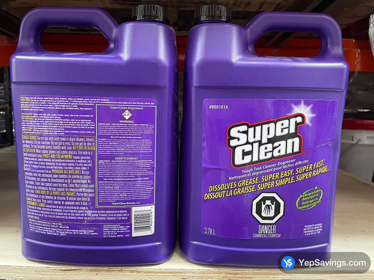Costco SUPERCLEAN DEGREASER 3.78 L - Canada (ITM 136338)